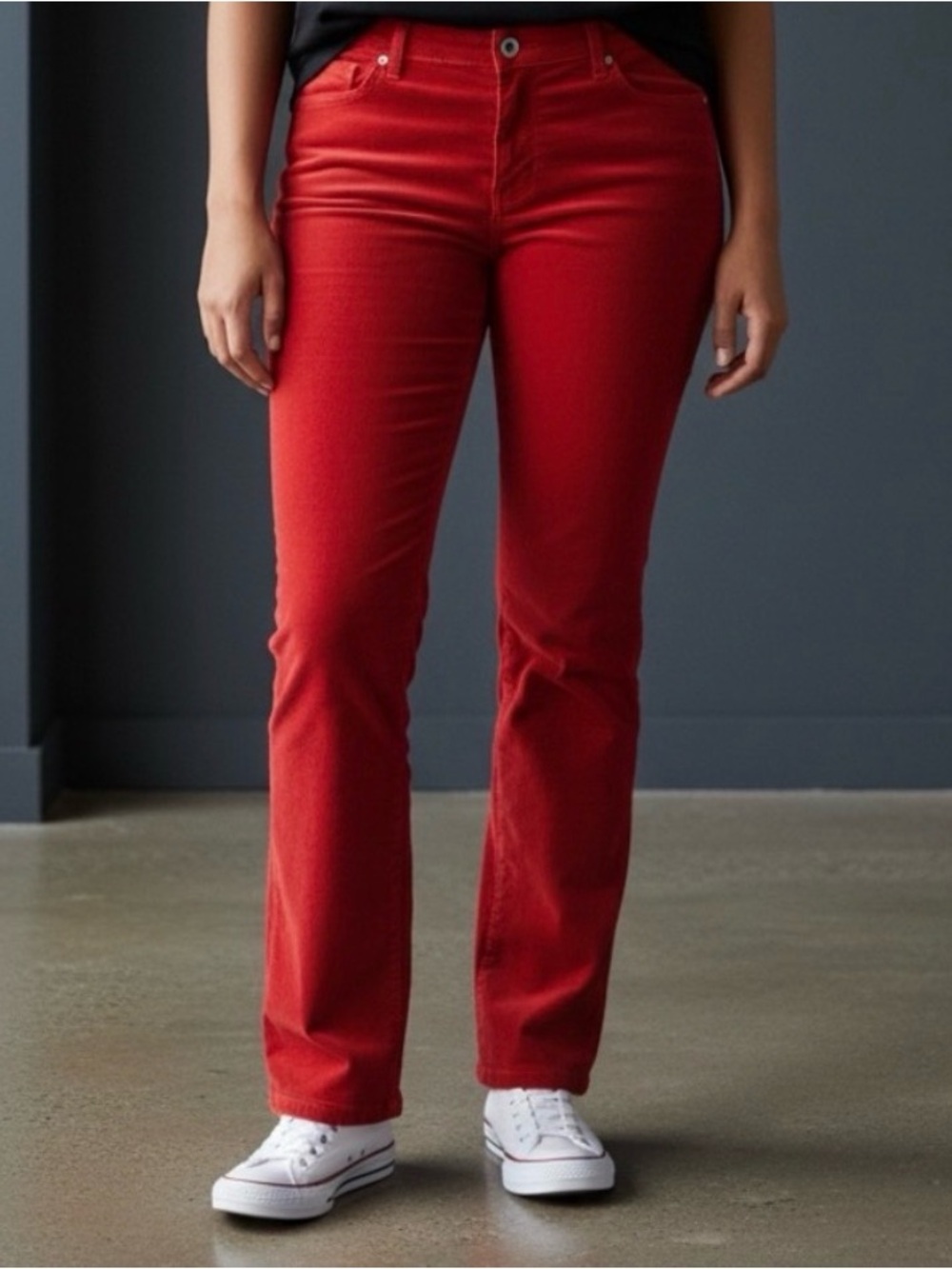 Ralph Lauren- Women’s Red Corduroy Straight Leg Pants